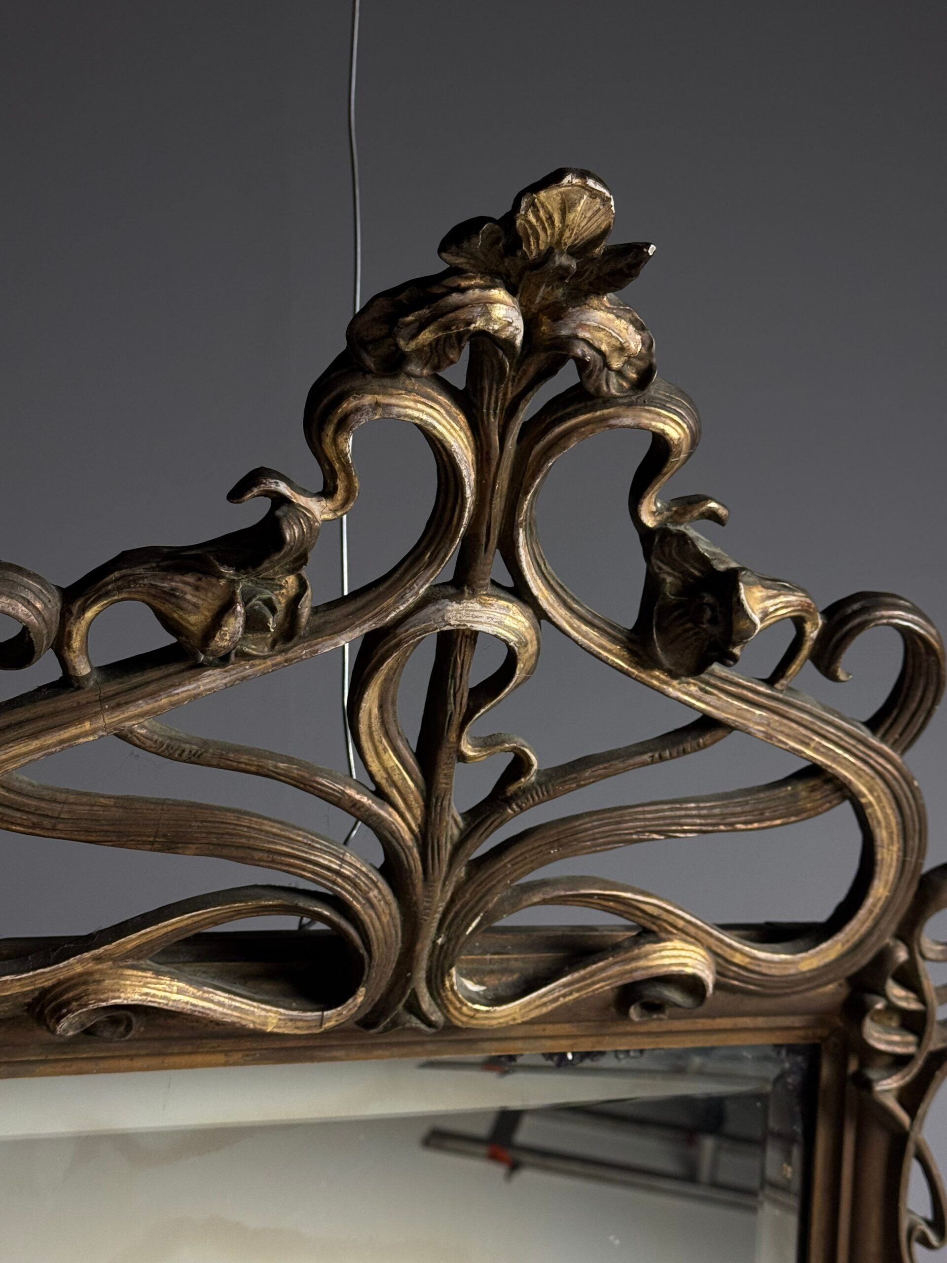 Miroir Art Nouveau vers 1900
