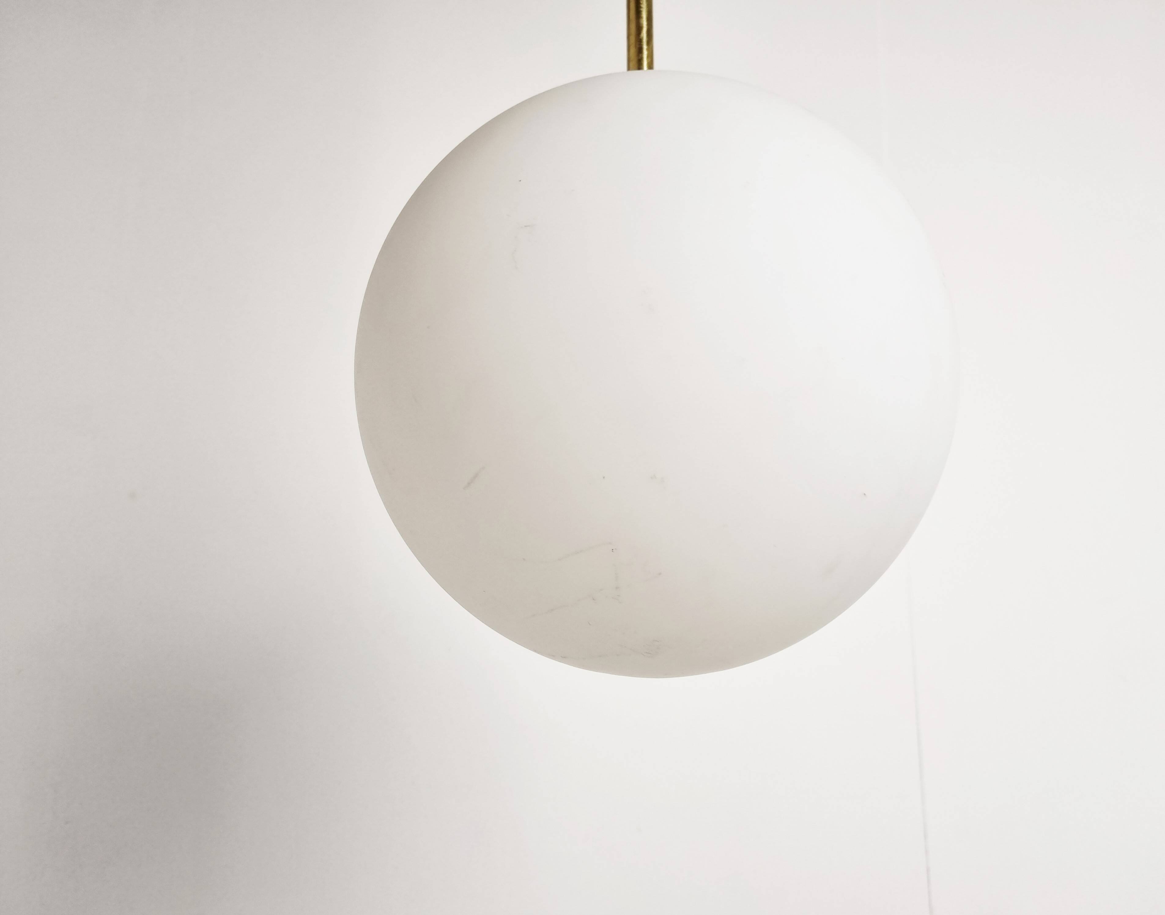 Vintage pendant lights by Glashutte limburg, 1970s