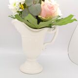 White ceramic vase