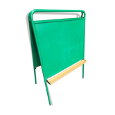 Tableau d'école doubles en fer plus porte craie