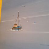 Tableau mer bateaux