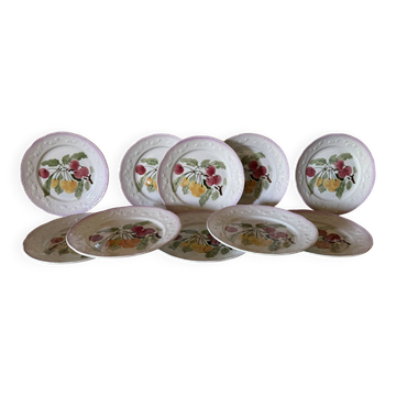 Saint Amand dessert plates