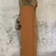 Vintage free-form mirror in solid wood.