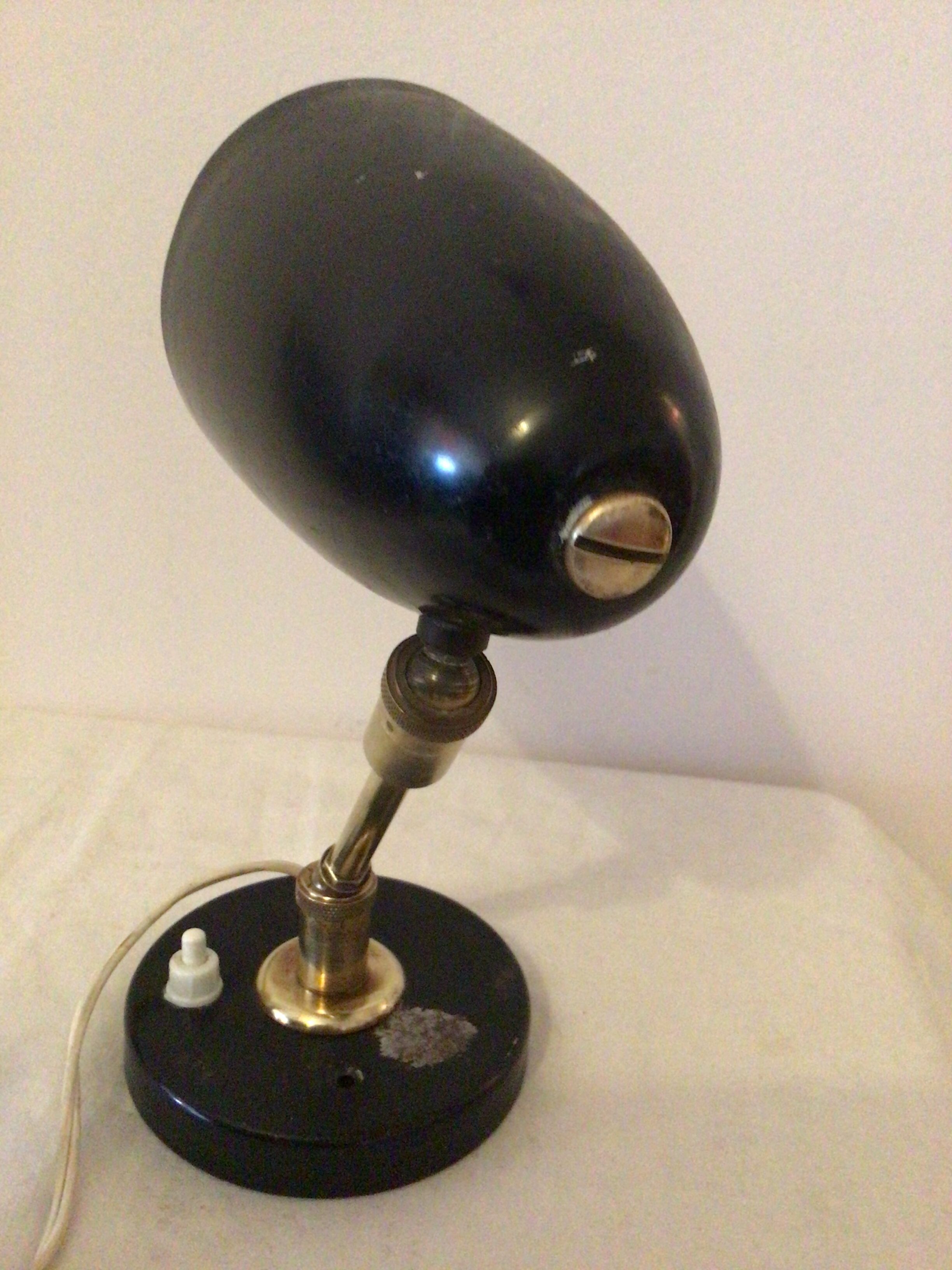 Vintage black articulated lamp