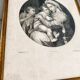 Gravure 18e d’après Raphaël, cadre bois vitré