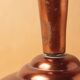 Desk lamp mushroom copper metal art deco 1930 1940