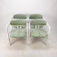 Augusto Savini for Pozzi Set of Four 'Pamplona' Chairs, Italy 1970's