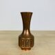 Vintage 70s Scandinavian brass vase