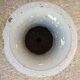 Pair of old Medici vase in cast iron, early XXth, H: 43.5cm
