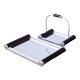 Lot de 2 plateaux de service miroir Art Déco français