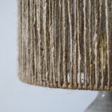 Rope and sandstone lamp