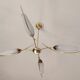 Chandelier with two vintage wall lamps house Lunel 1960