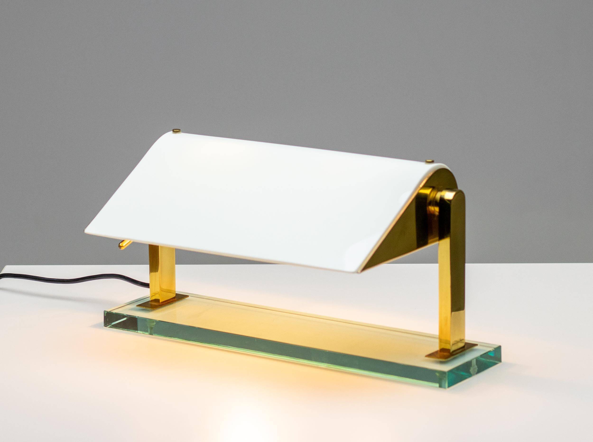 Desk lamp 0836 by Pietro Chiesa for Fontana Arte