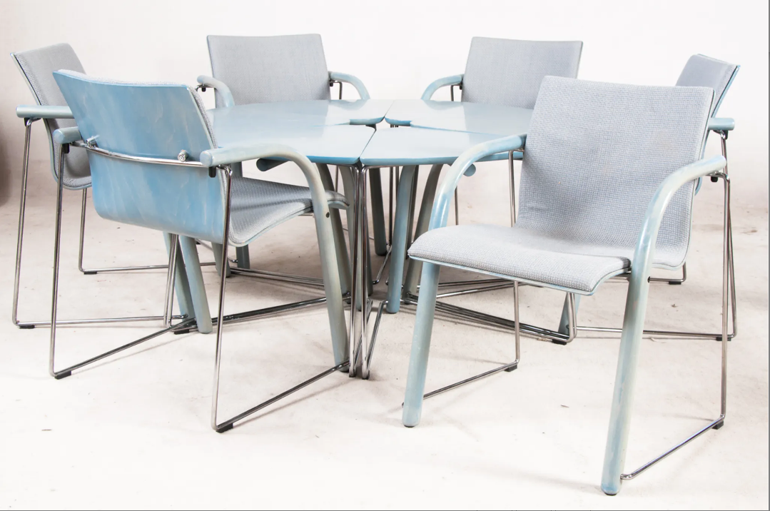 Set of six chairs - Thonet tables