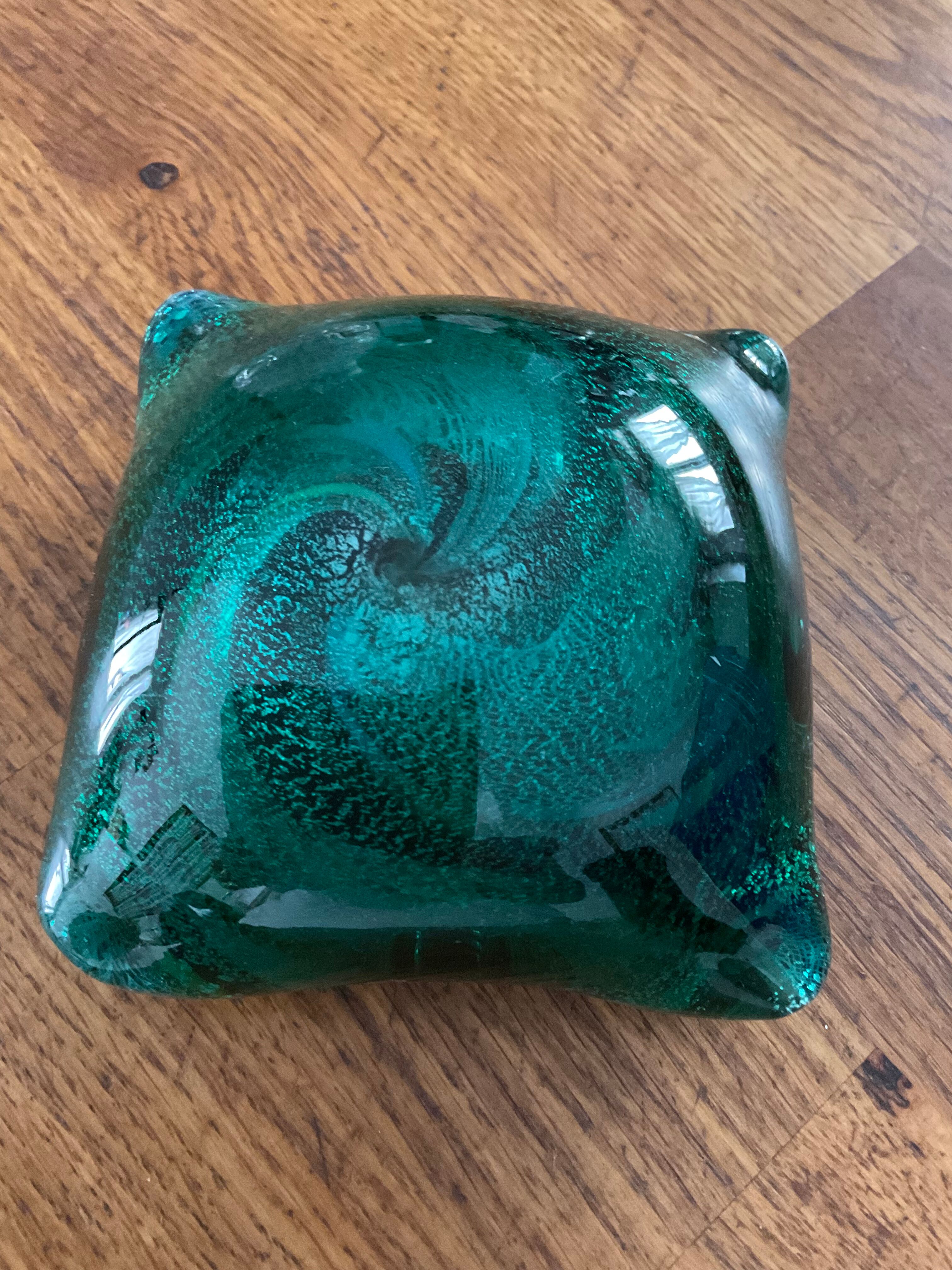 Trinket bowl in murano glass, circa 60