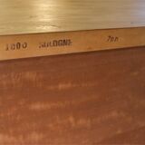 Large 4-door elm sideboard circa 1980s