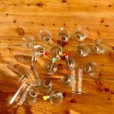 Set of lemonade glasses