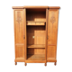 Library cabinet Art Deco columns with godrons