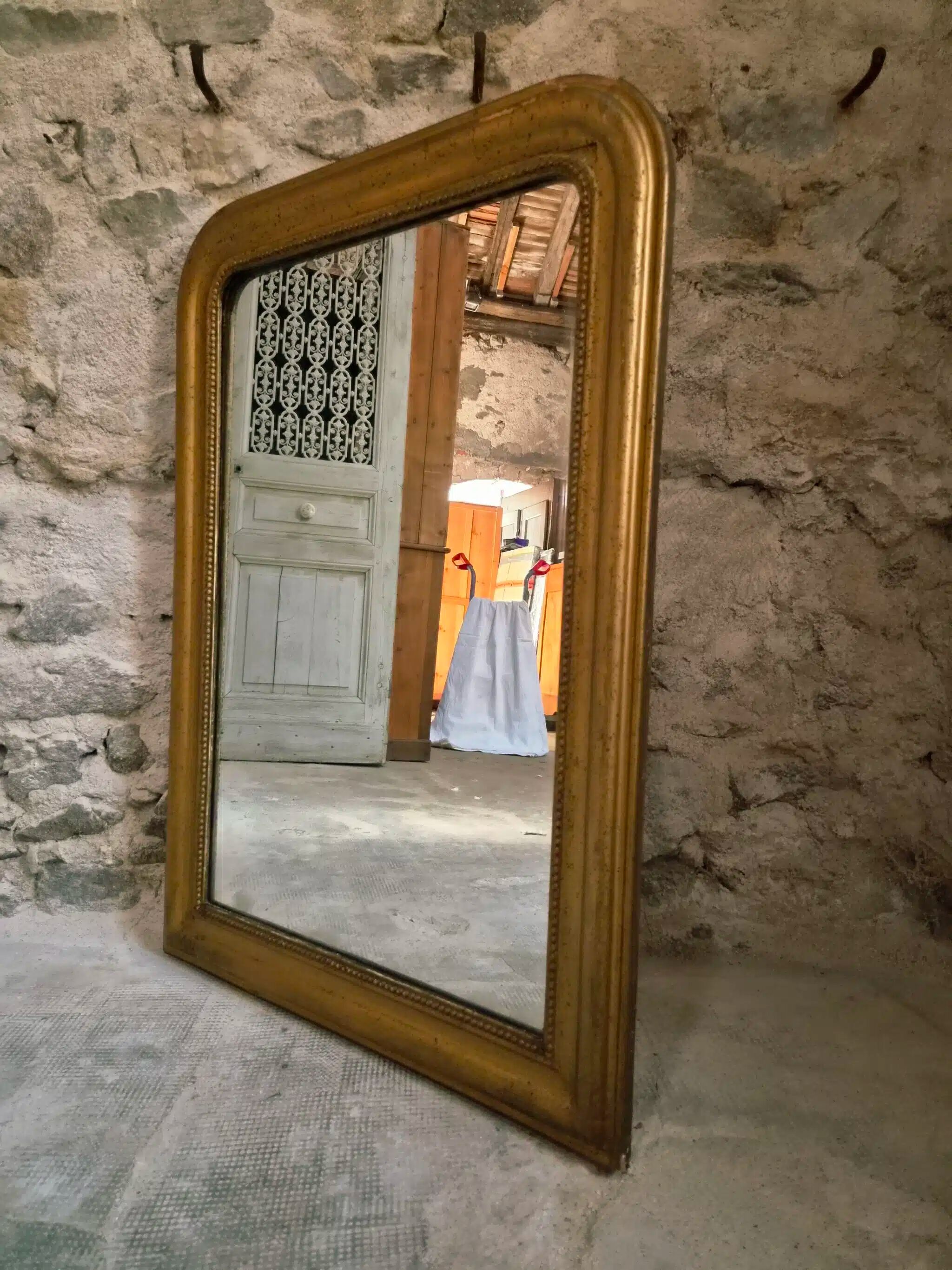French antique mirror Louis Philippe, 19th century