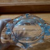 Crystal plate/sculpture "Cristallerie Lorraine" from the 60s/70s.