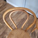 Four cane bistro chairs