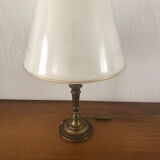 Lampe vintage pied en laiton