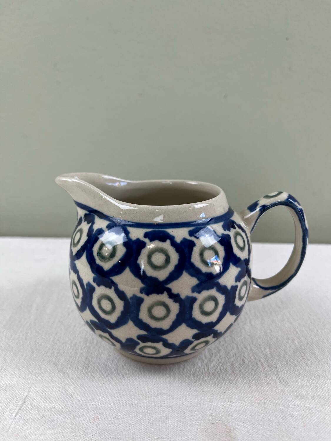 Dutch ceramic milk jug