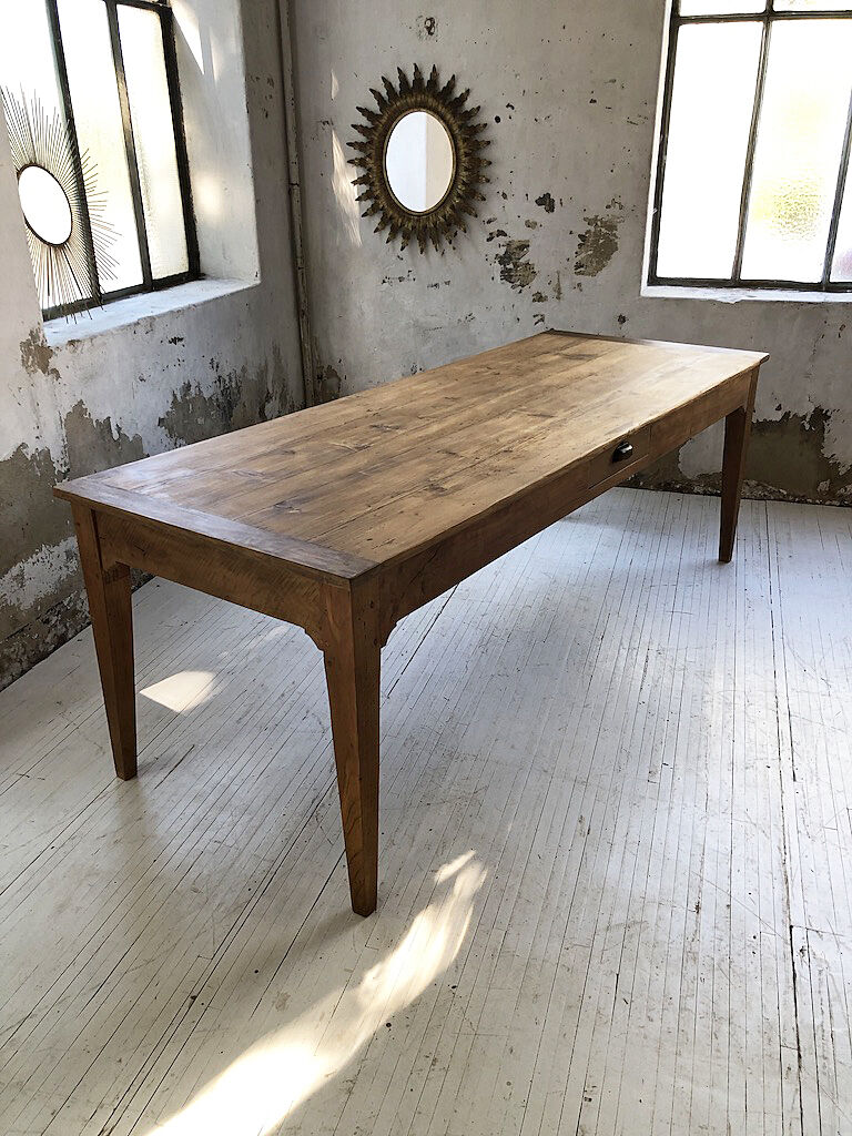 Oak farm table 2m20