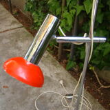 Lampadaire sur socle 2 feux vintage 70
