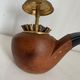 Vintage cigarette holder 1960 Longchamp leather fawn pipe - 24 x 15 cm