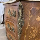 Louis XV style chest of drawers in marquetry