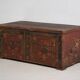 Antique trunk with floral motifs (c.1920)