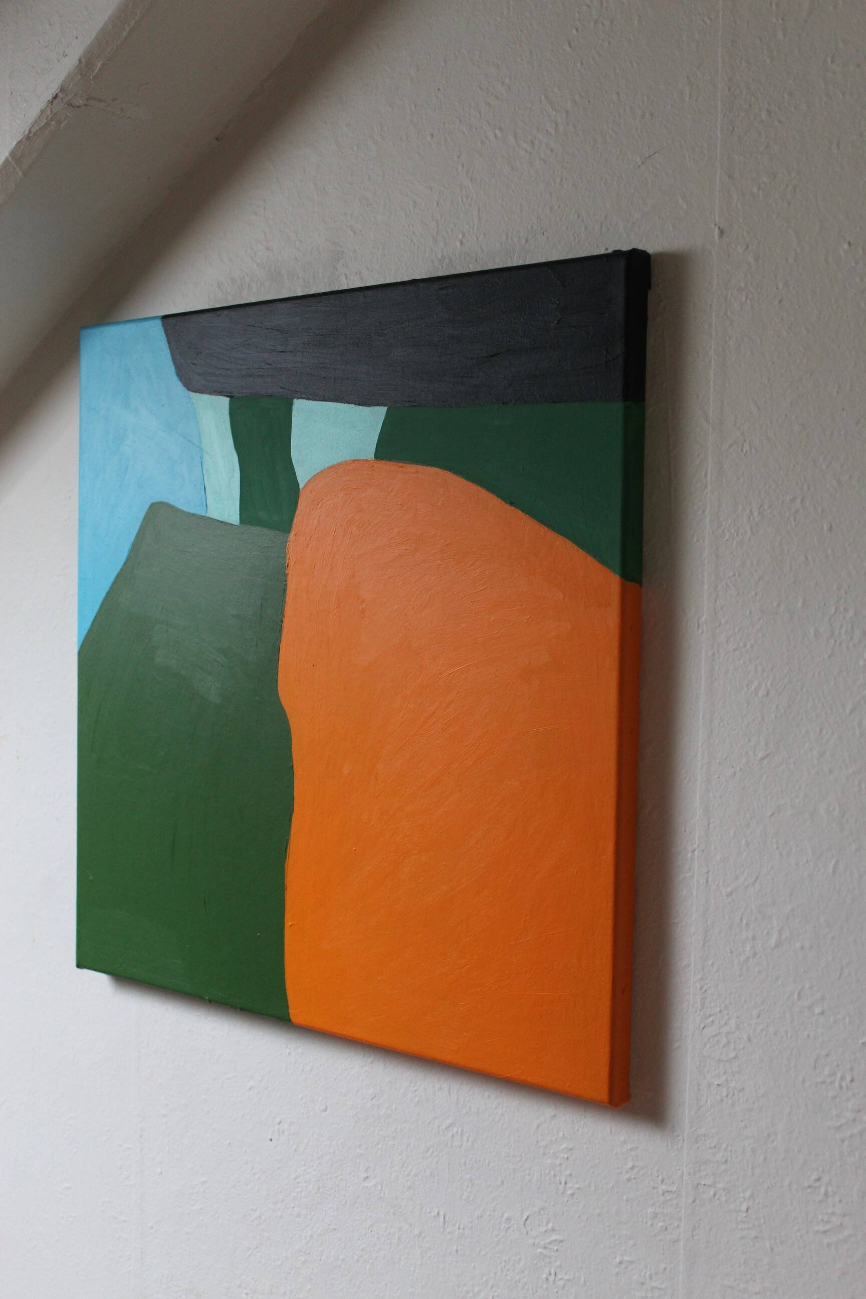 Abstract on canvas 50x50cm signed Bodasca