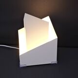 Modernist metal lamp by SCE, France 1950