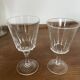 Set of 8 mismatched Arques crystal glasses