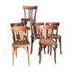 Lot de 6 chaises anciennes de bistrot
