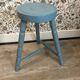 Tripode bleu vintage