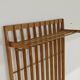 Wooden wall coat rack by Krasna Jizba