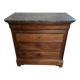 Louis Philippe style commode with marble top