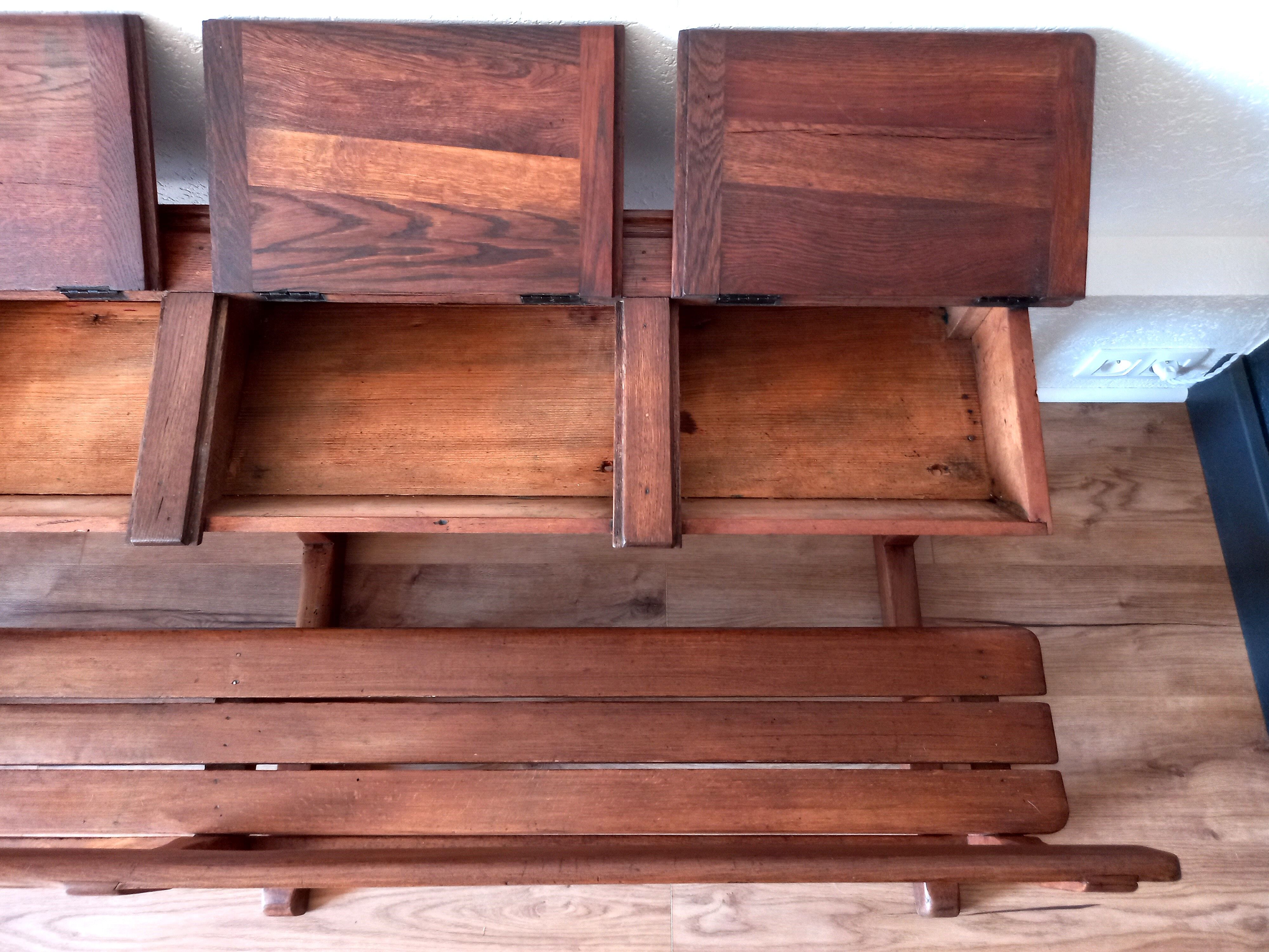 School desk 4 places