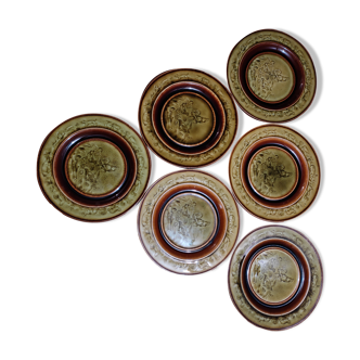 Dessert plates in batch