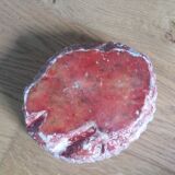 Cendrier presse papier en marbre rouge
