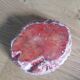 Red marble paperweight ashtray