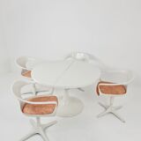 Space Age Dining Set by Konrad Schäfer for Interlübke, Set of 5