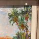 Old painting, oriental landscape, signed M Gourloo 20th century
