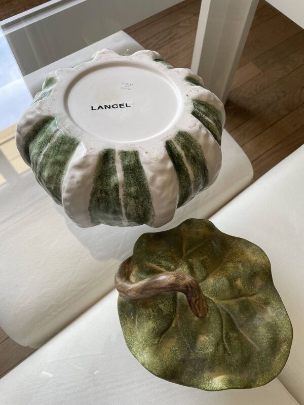 Soupière en céramique chou Lancel