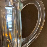 Moulded pressed glass pitcher