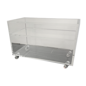 Meuble TV en plexiglas