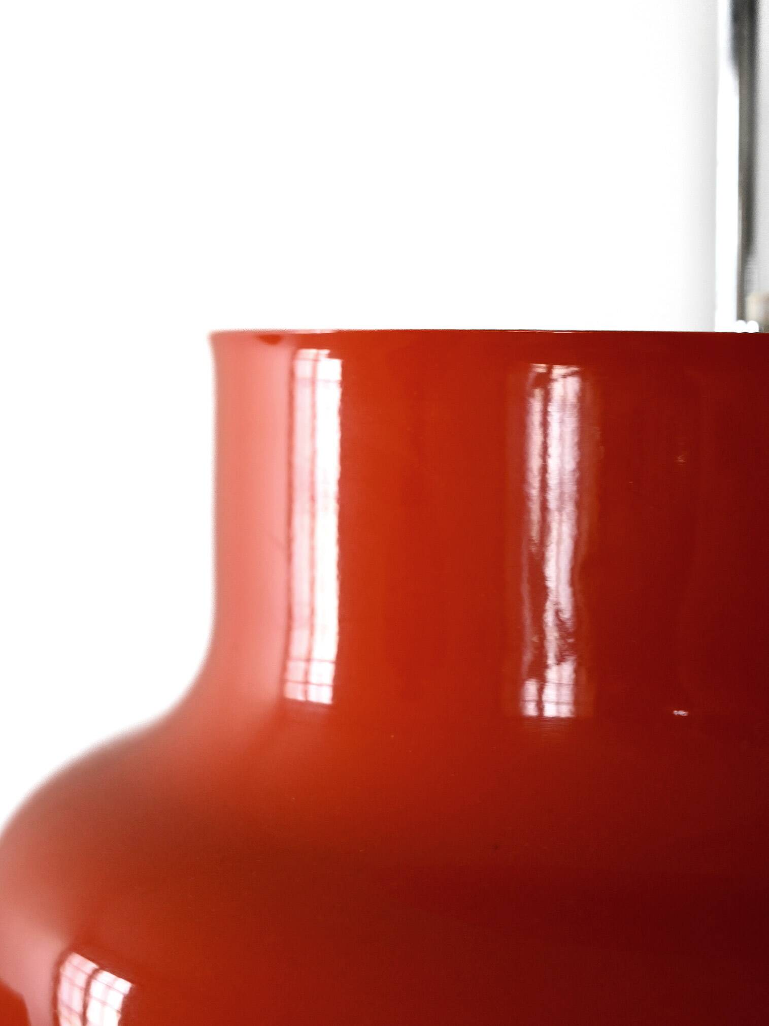 Red “Bumlingen” Pendant Lamp, by Anders Pehrson