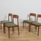 Mid-Century Teak Model 26 Dining Chairs by Henry Kjærnulf for Korup Stolefabrik, Denmark, 1960s, Set of 4
